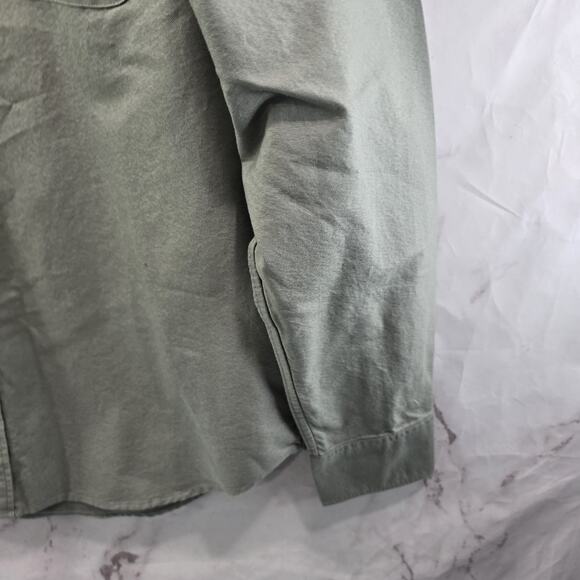 Everlane Shirt Mens Medium Green Oxford Long Sleeve Button Down Cotton - Picture 5 of 14